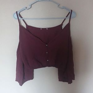 Off the shoulder crop top